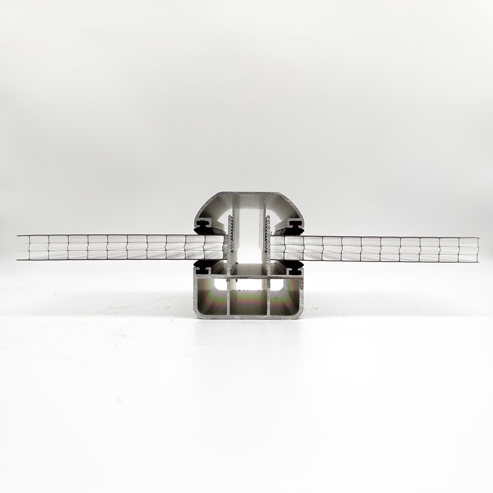 Profile Self Supporting Rafter Glazing Bars Porch Canopy Glass Polycarbonate 8mm to 35mm