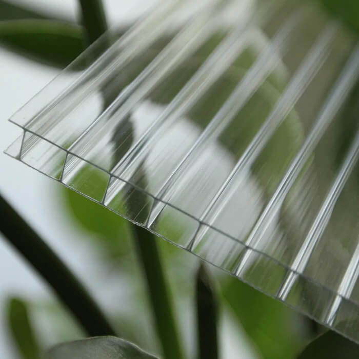 4mm Clear Polycarbonate Greenhouse Roofing Replacement Sheet (W:61cm x L:122cm)
