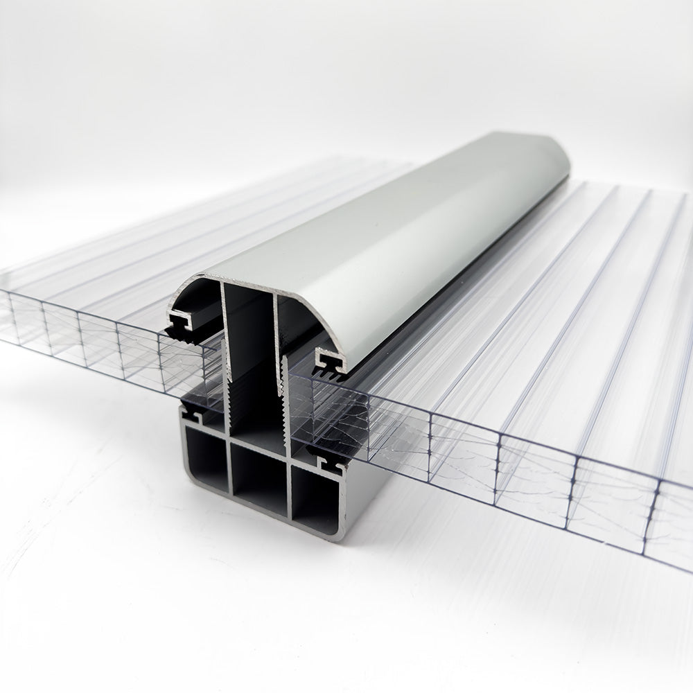 Profile Self Supporting Rafter Glazing Bars Porch Canopy Glass Polycarbonate 8mm to 35mm