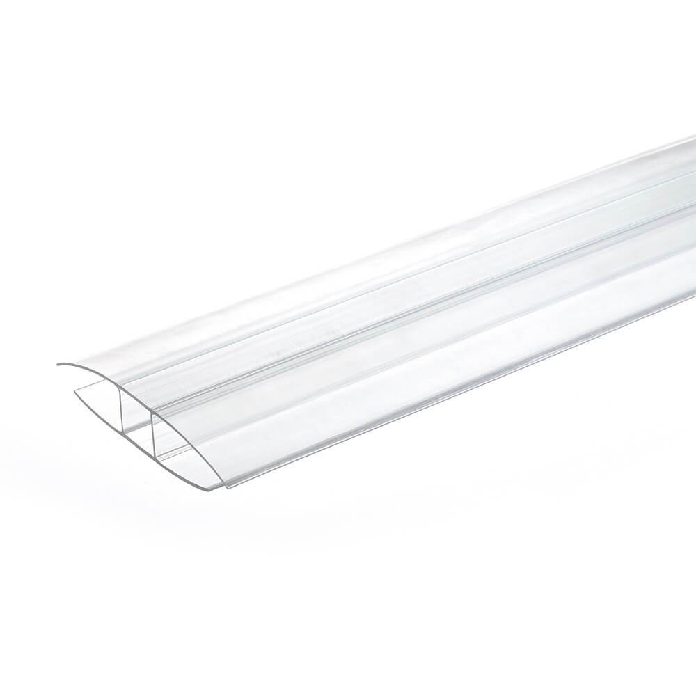 16mm Polycarbonate H Profile Clear Various Size 10 Year Warranty From £2.70 - Decoridea.co.uk