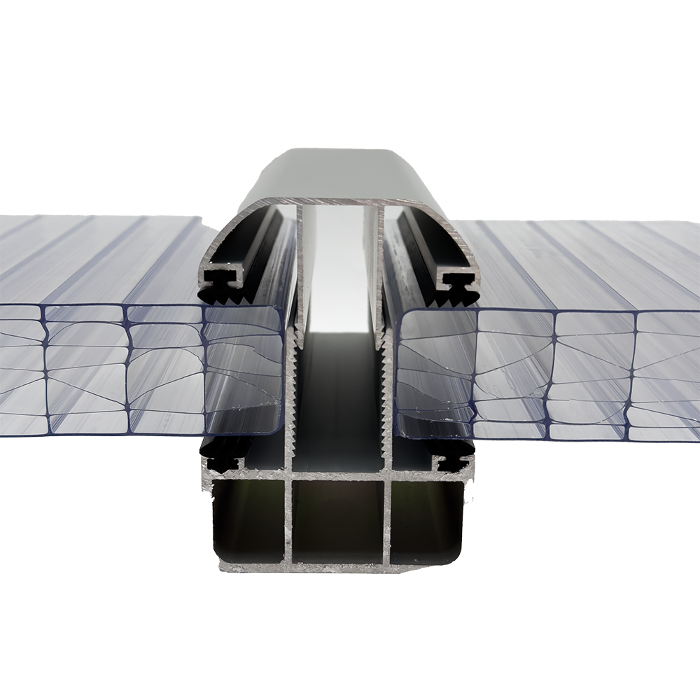 Profile Self Supporting Rafter Glazing Bars Porch Canopy Glass Polycarbonate 8mm to 35mm