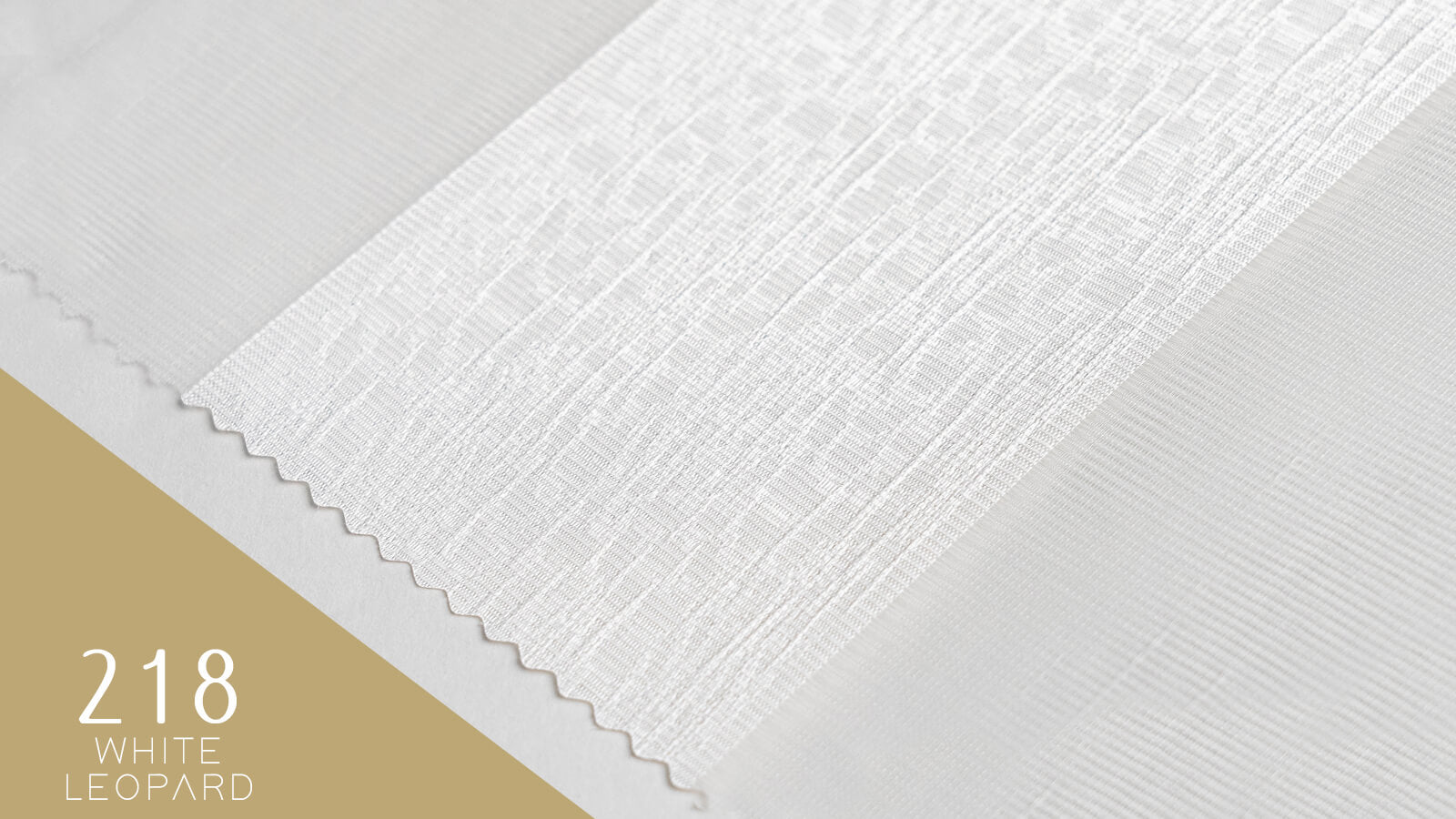 Decor Blinds Privacy 218 White Leopard