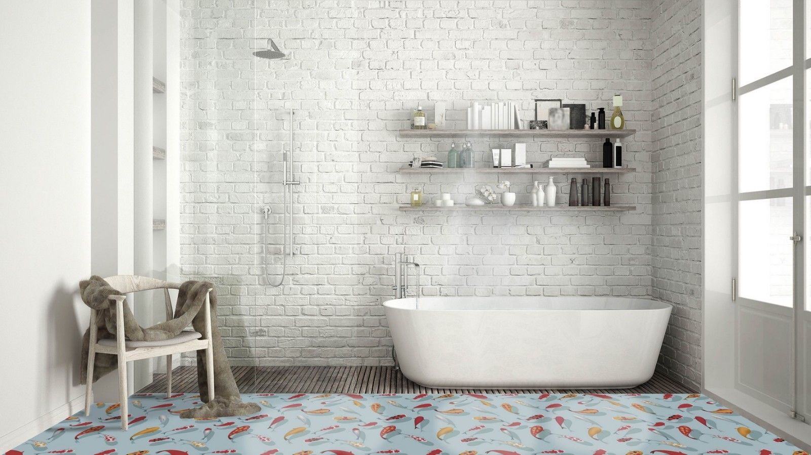 3D Porcelain Wall and Floor Tiles 400x400mm