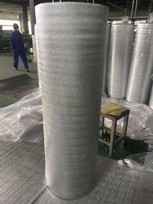 3mm Foil EPE Foam Insulation Underlay Double Sided Grid Silver Colour - Decoridea