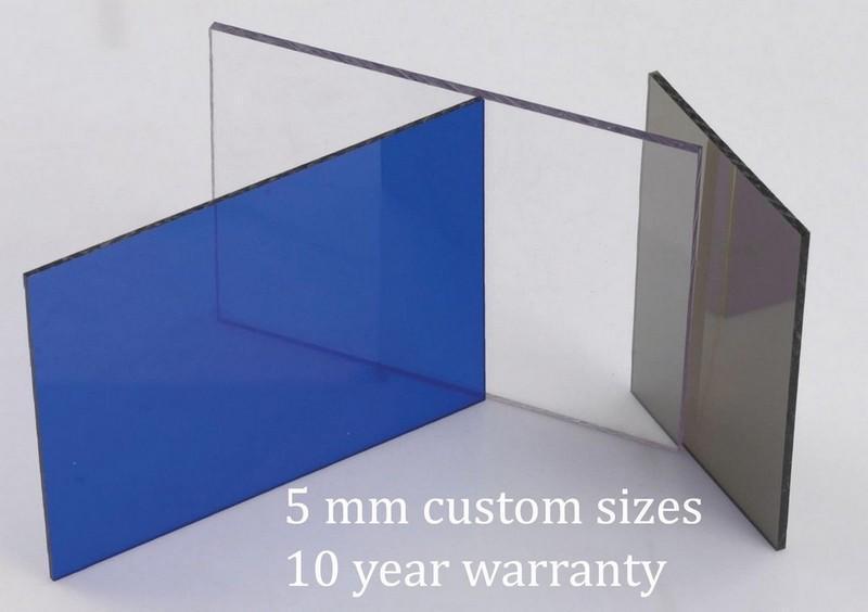 5mm Custom Sizes Bronze Polycarbonate Solid Sheets - Decoridea