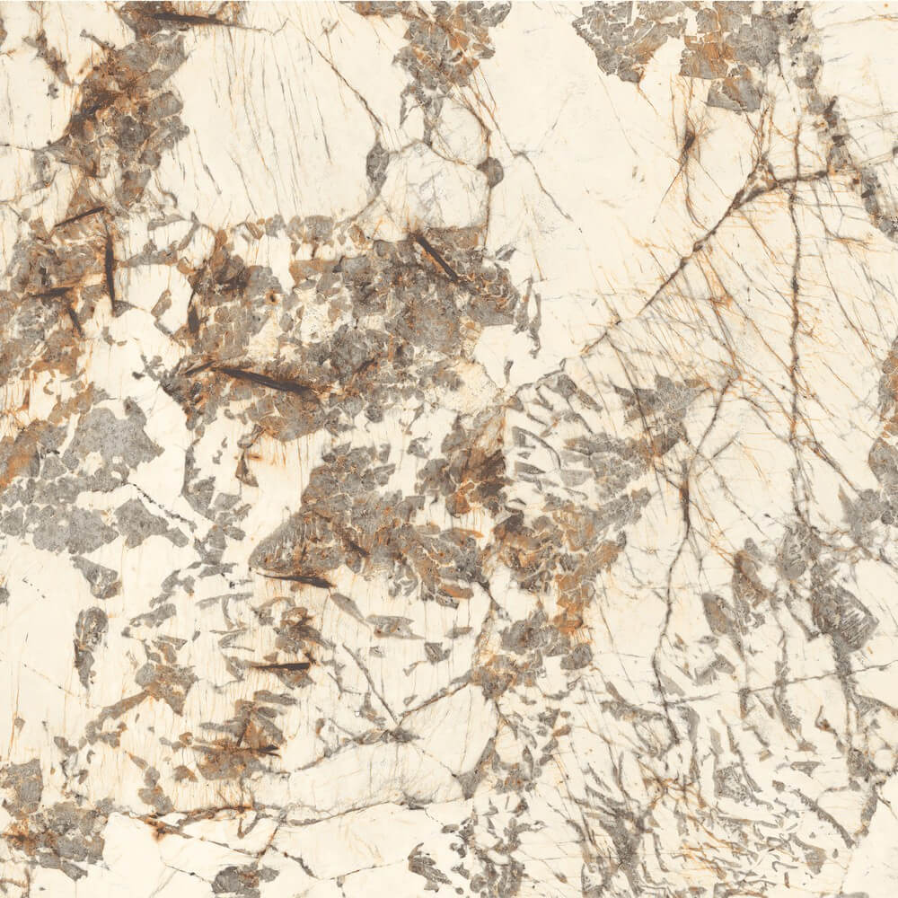 Alaska Europa Rectified Glossy Stone Effect Porcelain 800x800mm Wall and Floor Tiles