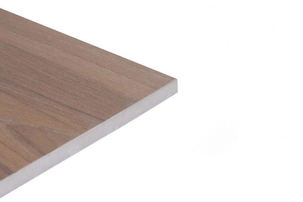 Alpine Brown Wood Effect Rectified Matt Porcelain 200x1200mm Wall and Floor Tile