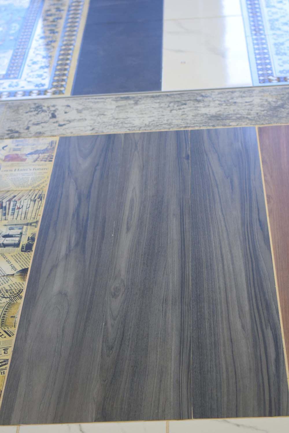 Alpine Grey Wood Effect Rectified Matt Porcelain 200x1200mm Wall and Floor Tile