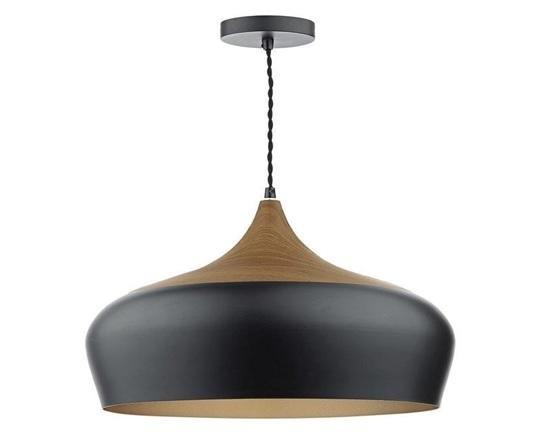 Aluminium Light Bowl Black Ceiling Lamp Pendant LED Light - Decoridea