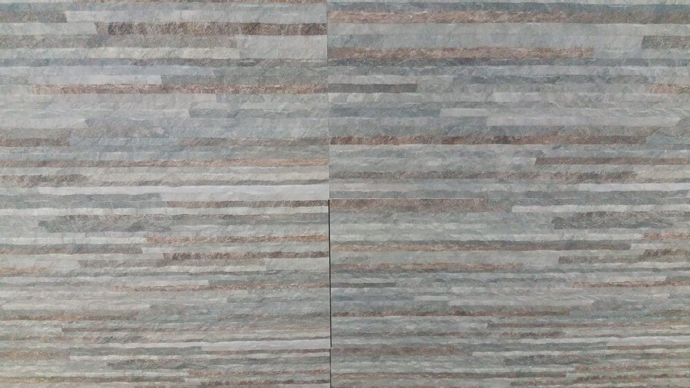 Anemone Split Face Slate Effect Rectified Matt Ceramic Decorative Multicolour 300x600mm Wall Tile
