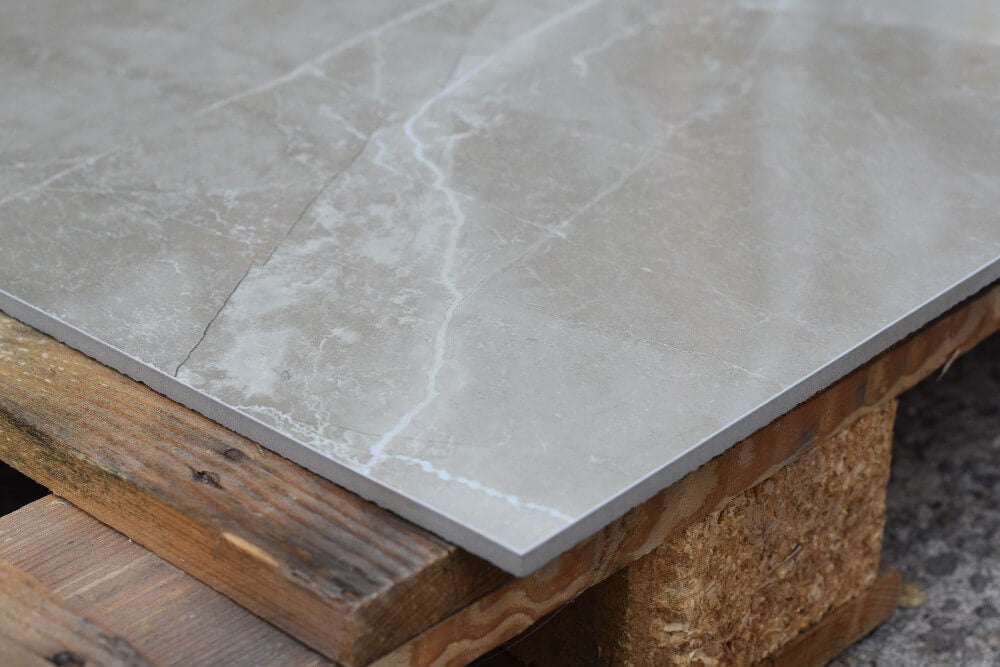 Arizona Grey Rectified Polished Glazed Porcelain 600x600mm Wall and Floor Tiles