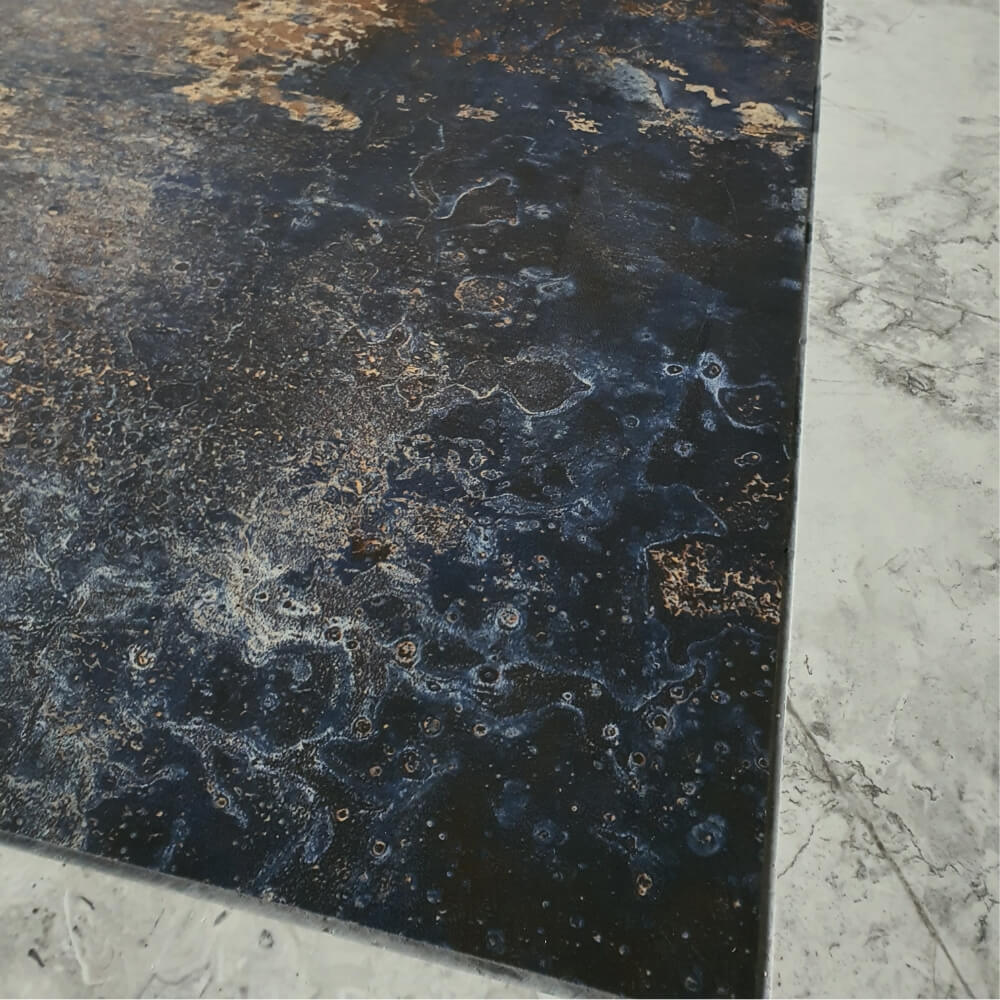 Austin Blue Rectified Large Format High Gloss Stone Effect Porcelain 800x1600mm Floor & Wall Tiles