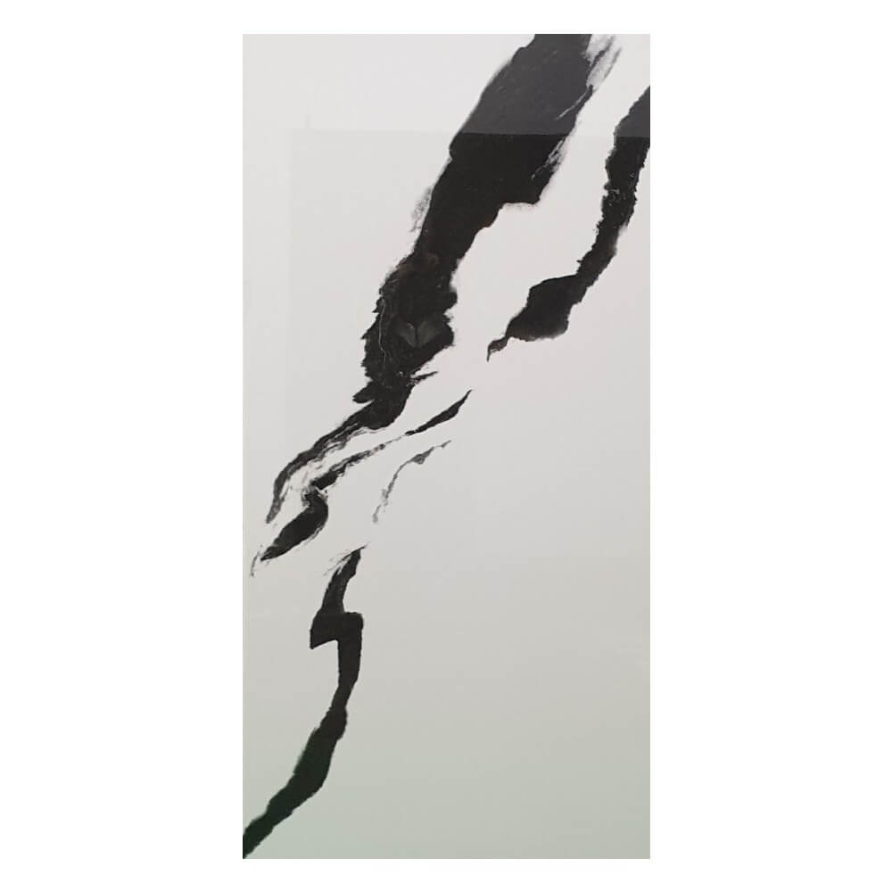 Black Panda Rectified Large Format Polished Stone Effect Porcelain 800x1600mm Floor & Wall Tiles