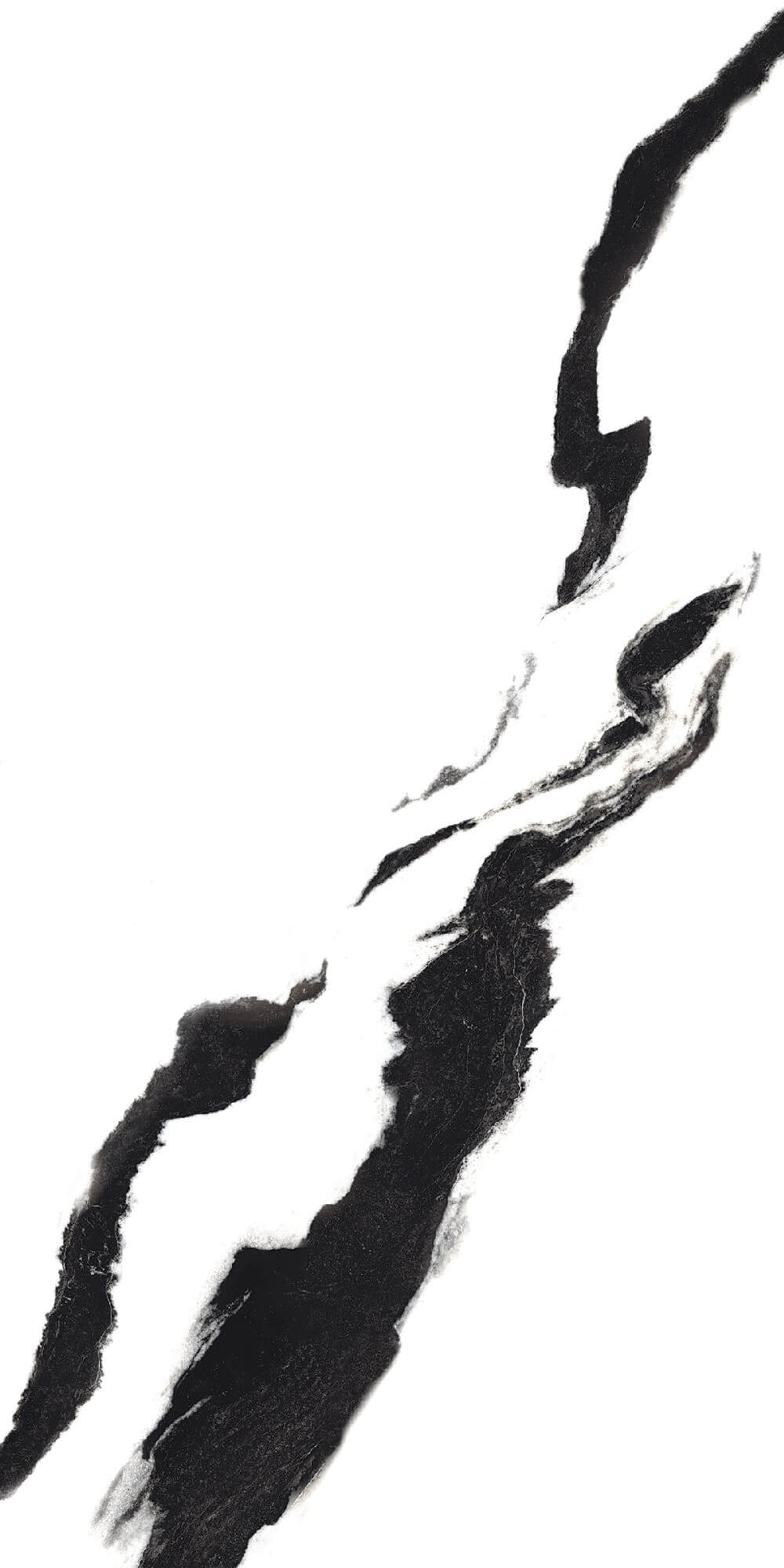 Black Panda Rectified Large Format Polished Stone Effect Porcelain 800x1600mm Floor & Wall Tiles