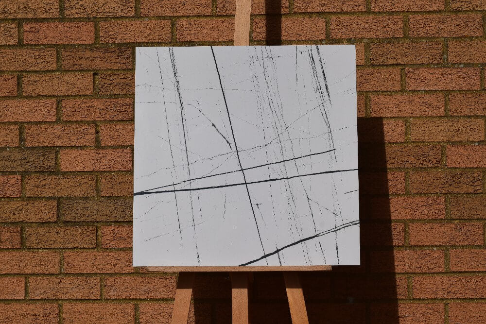 Black and White Rectified Polished Glazed Porcelain 600x600mm Wall and Floor Tiles