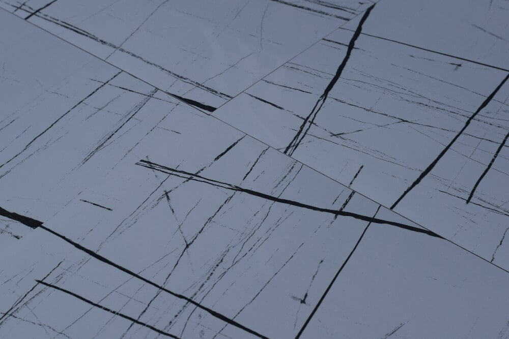 Black and White Rectified Polished Glazed Porcelain 600x600mm Wall and Floor Tiles