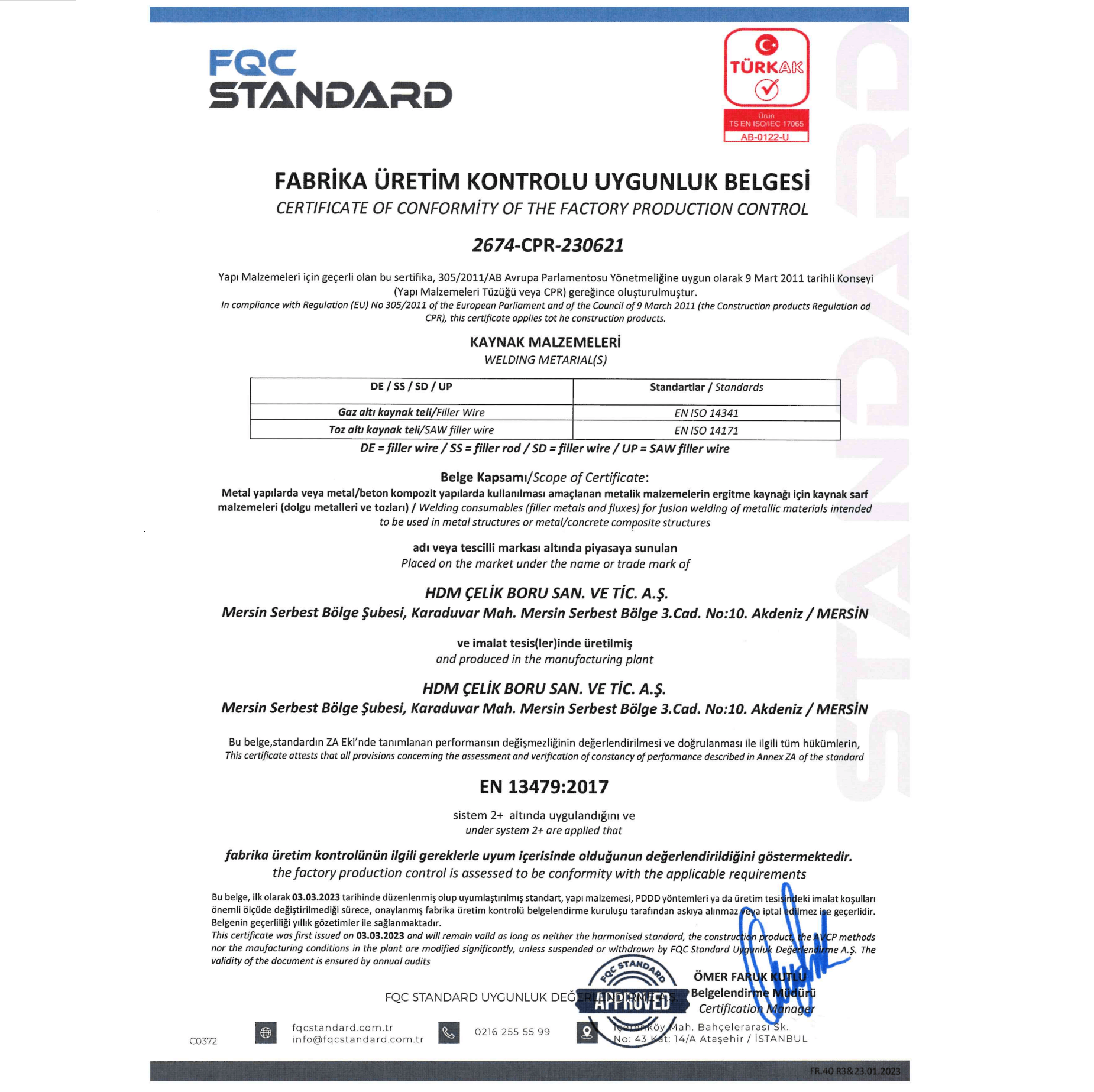 HDM Welding Wire MIG/MAG Steel BS300 SG2 1.00mm & 1.20mm 15kg