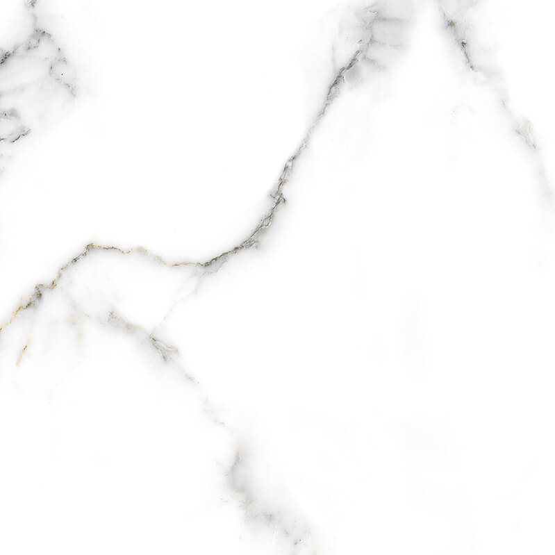 Carrara White Rectified Polished Porcelain 600x600mm Wall and Floor Tiles