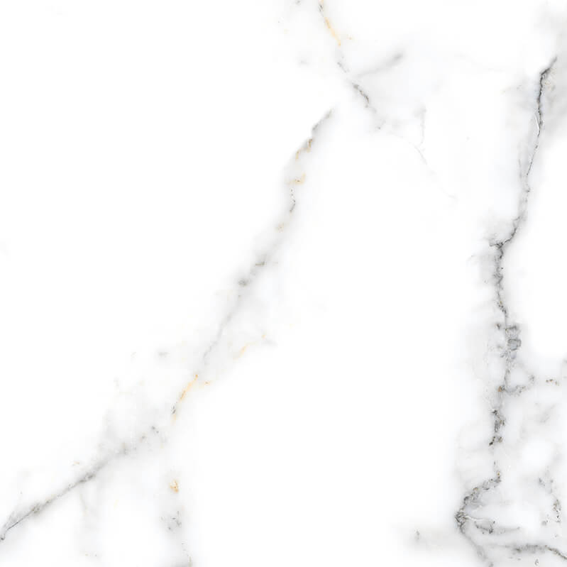 Carrara White Rectified Polished Porcelain 600x600mm Wall and Floor Tiles