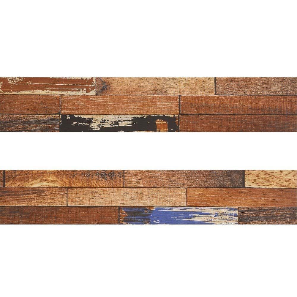 Cherry Wood Effect Rectified Matt Ceramic 150x800mm Wall and Floor Tile