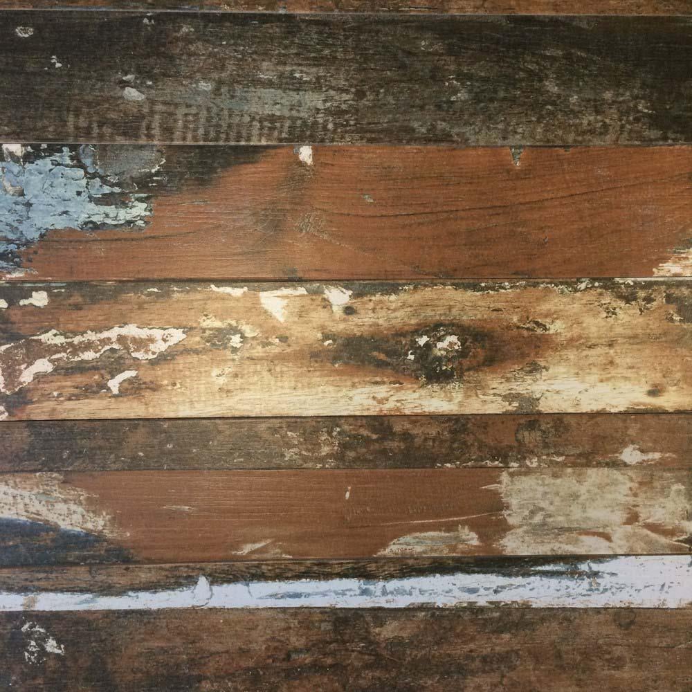 Chestnut Wood Effect Rectified Matt Ceramic 150x800mm Wall and Floor Tile