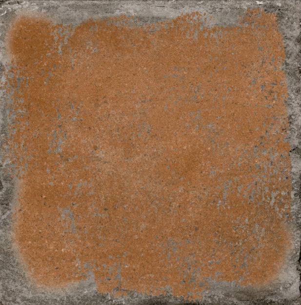 Cimento Brown Rectified Matt Semi Porcelain 600x600mm Wall and Floor Tiles