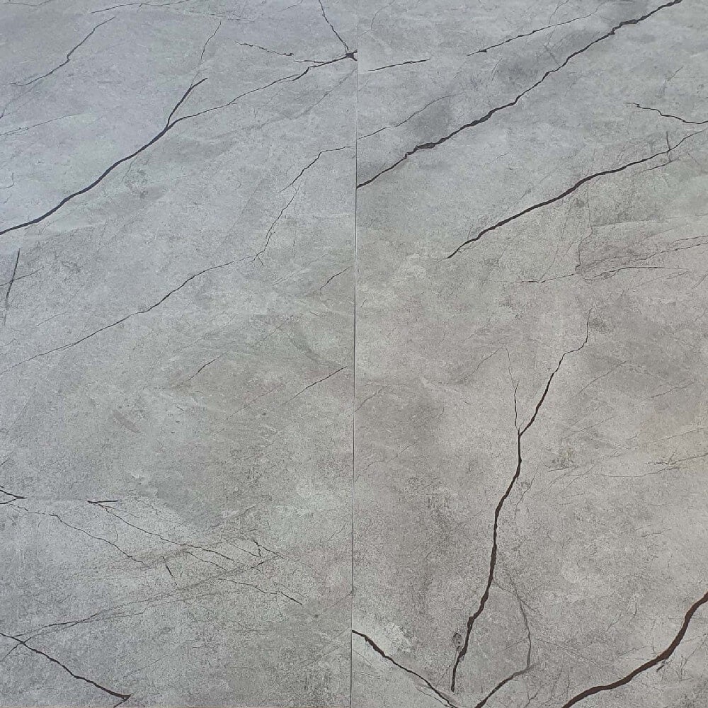 Cortona Grey Rectified Large Format Matt Stone Effect Porcelain Floor & Wall Tiles 600x1200mm