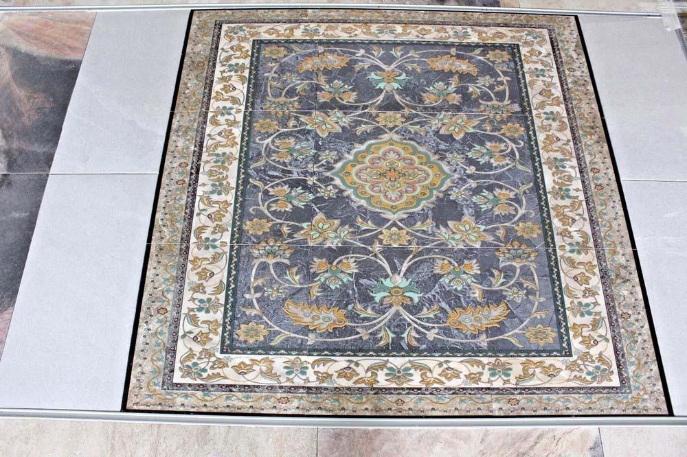 Da Vinci Alfombra 4241 Rug Design 1200x1200mm Porcelain Relief Tile