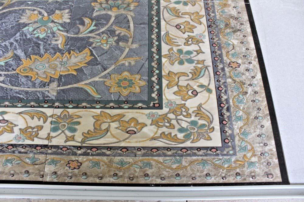 Da Vinci Alfombra 4241 Rug Design 1200x1200mm Porcelain Relief Tile