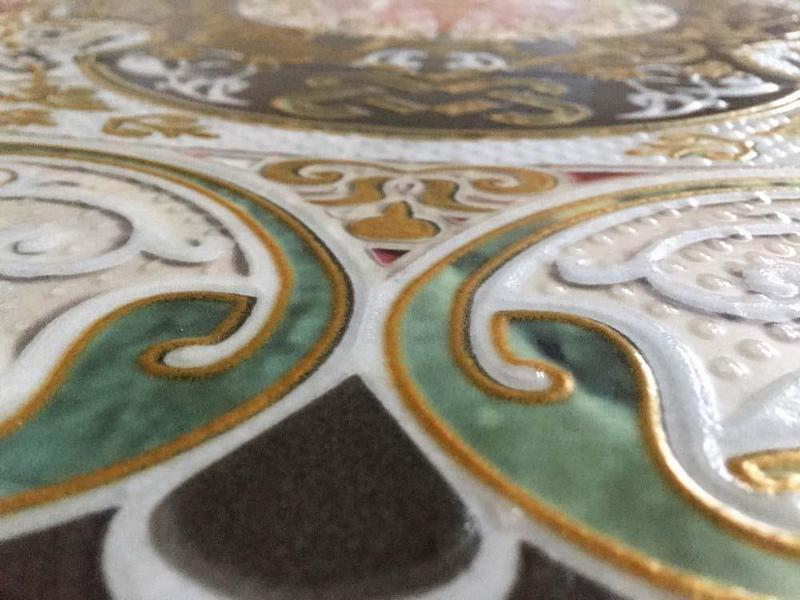 Da Vinci Alfombra 4523 Rug Design 1200x2000mm Porcelain Relief Tile