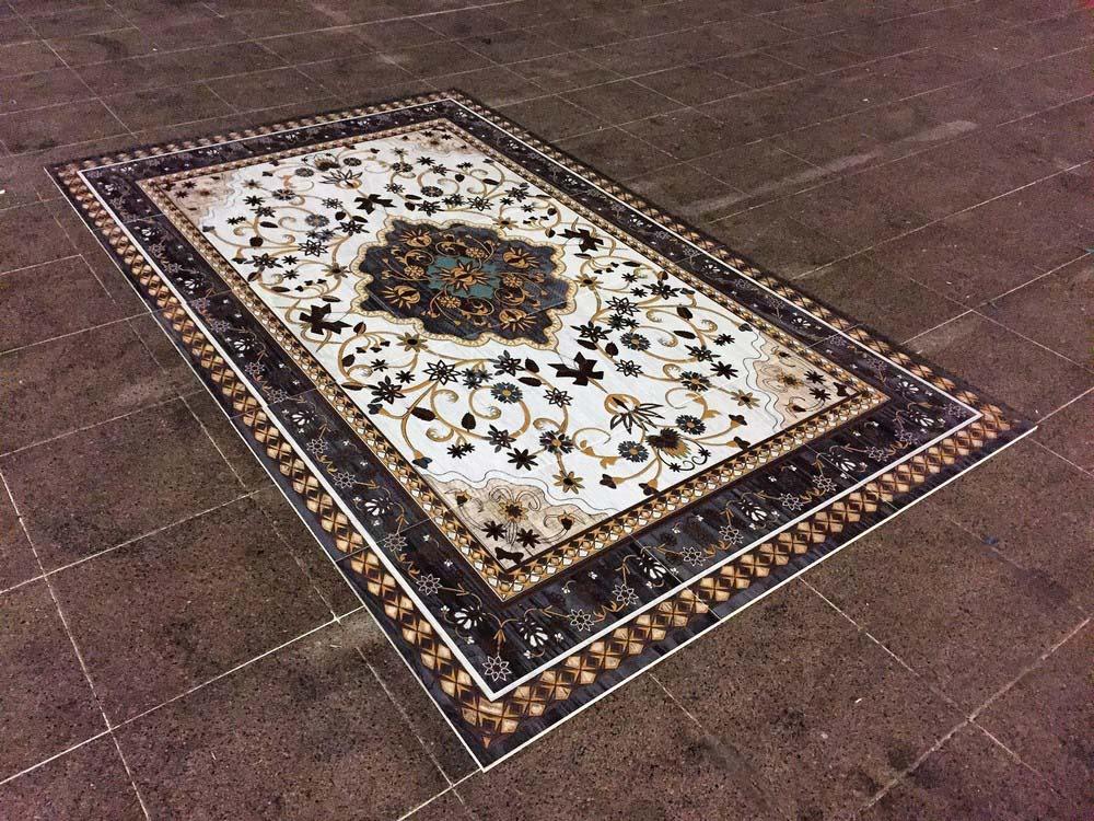 Da Vinci Alfombra 4530 Rug Design 1200x2000mm Porcelain Relief Tile