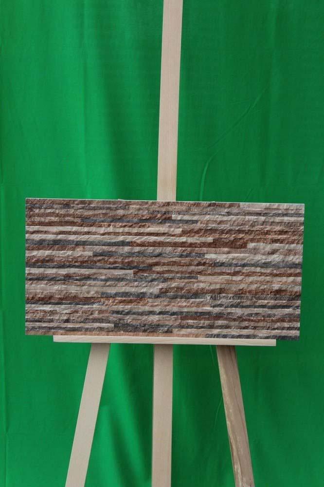 Daffodil Split Face Slate Effect 300x600mm Rectified Matt Ceramic Decorative Wall Tile