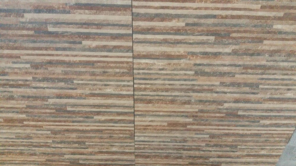 Daffodil Split Face Slate Effect 300x600mm Rectified Matt Ceramic Decorative Wall Tile