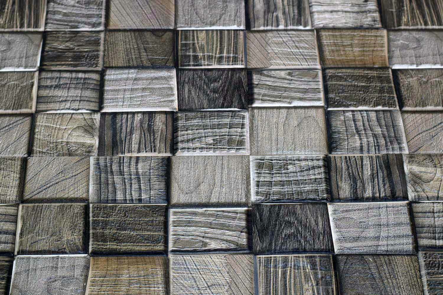 Ebony Grey Split Face Rectified Matt Porcelain 300x600mm Wall Tile