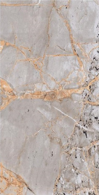 Golden Wave Rectified Large Format High Gloss Stone Effect Porcelain 800x1600mm Floor & Wall Tiles