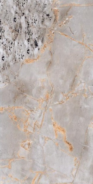Golden Wave Rectified Large Format High Gloss Stone Effect Porcelain 800x1600mm Floor & Wall Tiles