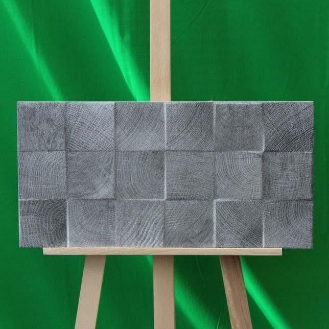Gray Split Face Slate Effect 300x600mm Rectified Matt Ceramic Decorative Wall Tile