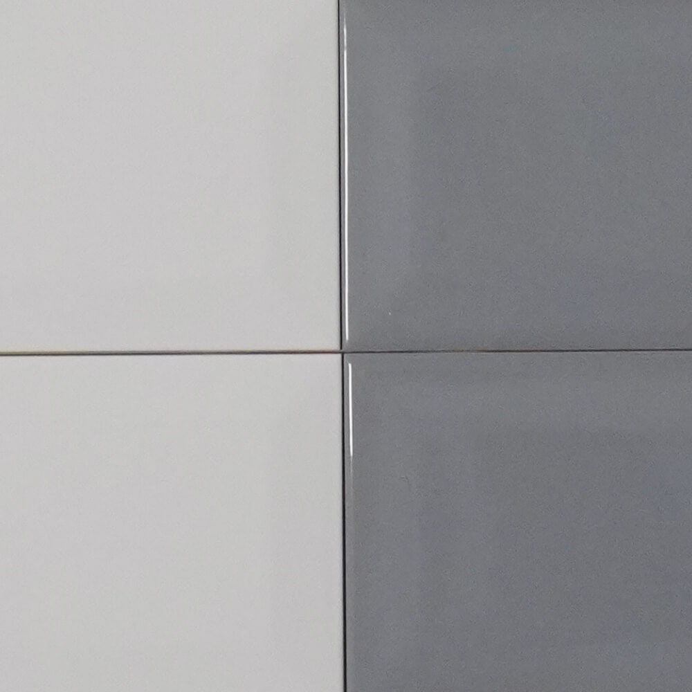 Grey Metro Brick Tiles 100x200mm Diamond Decorative Polished Wall Tile
