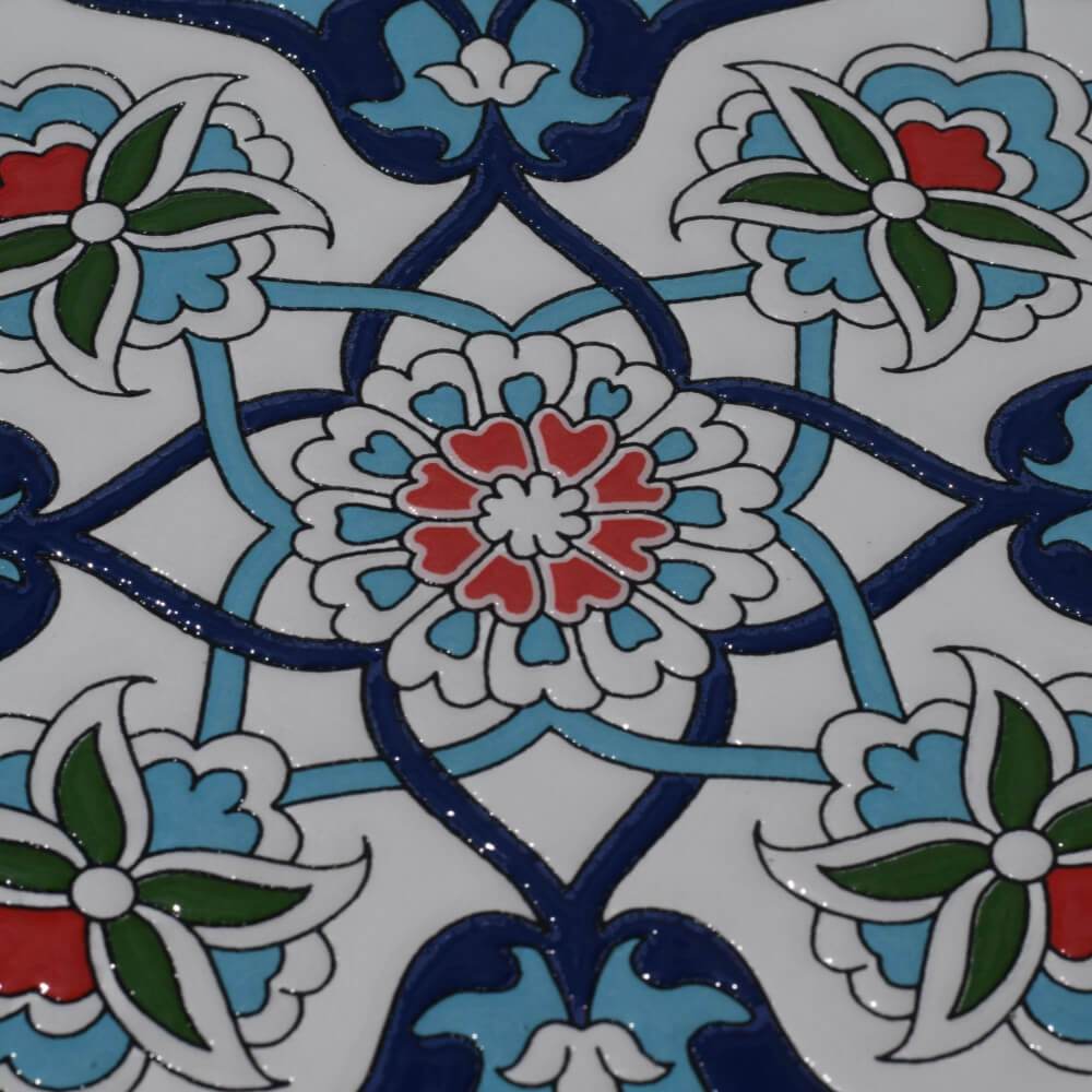 Istanblue Cini Rectified Polished Ceramic 300x300mm Wall and Floor Tile