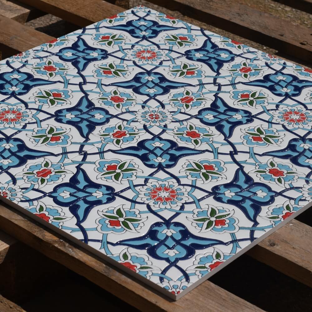 Istanblue Cini Rectified Polished Ceramic 300x300mm Wall and Floor Tile