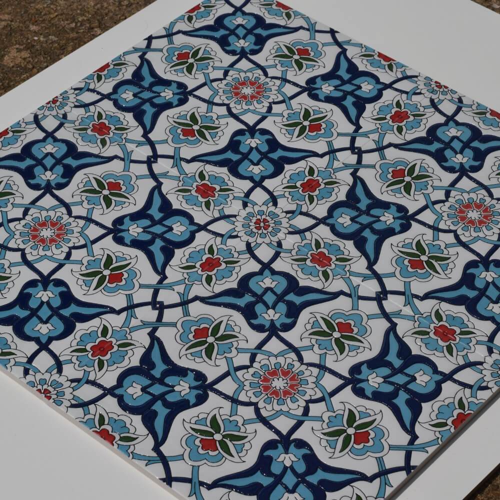Istanblue Cini Rectified Polished Ceramic 300x300mm Wall and Floor Tile