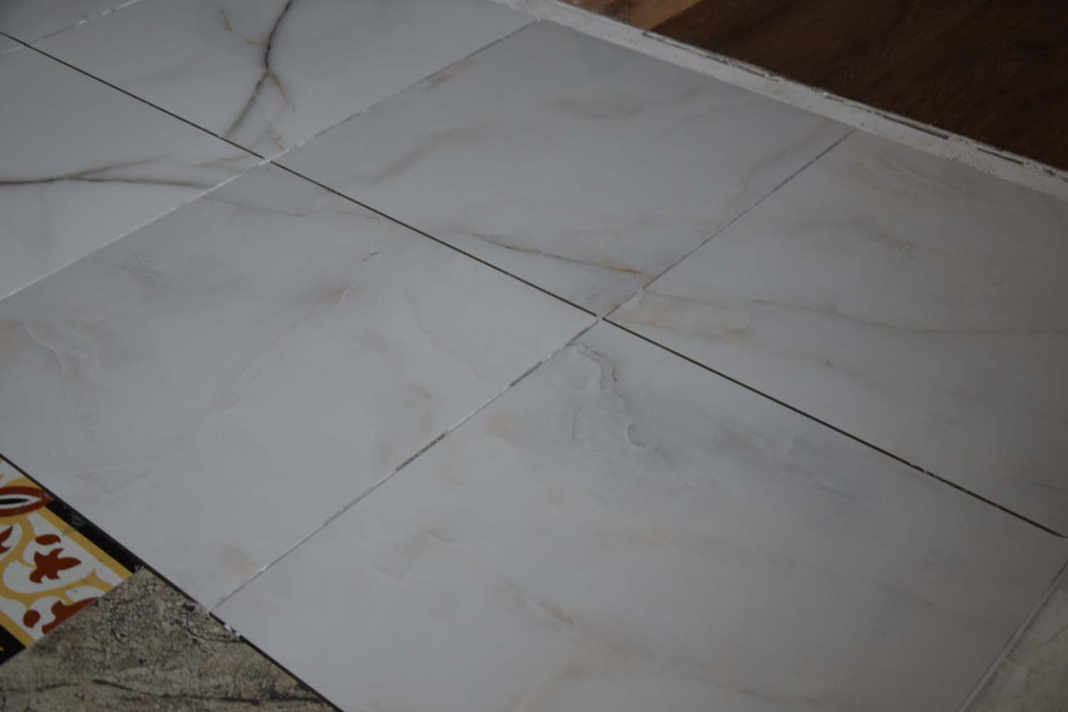 Italian Design Carrara (1069) Rectified Polished Porcelain 600x600mm Wall and Floor Tile