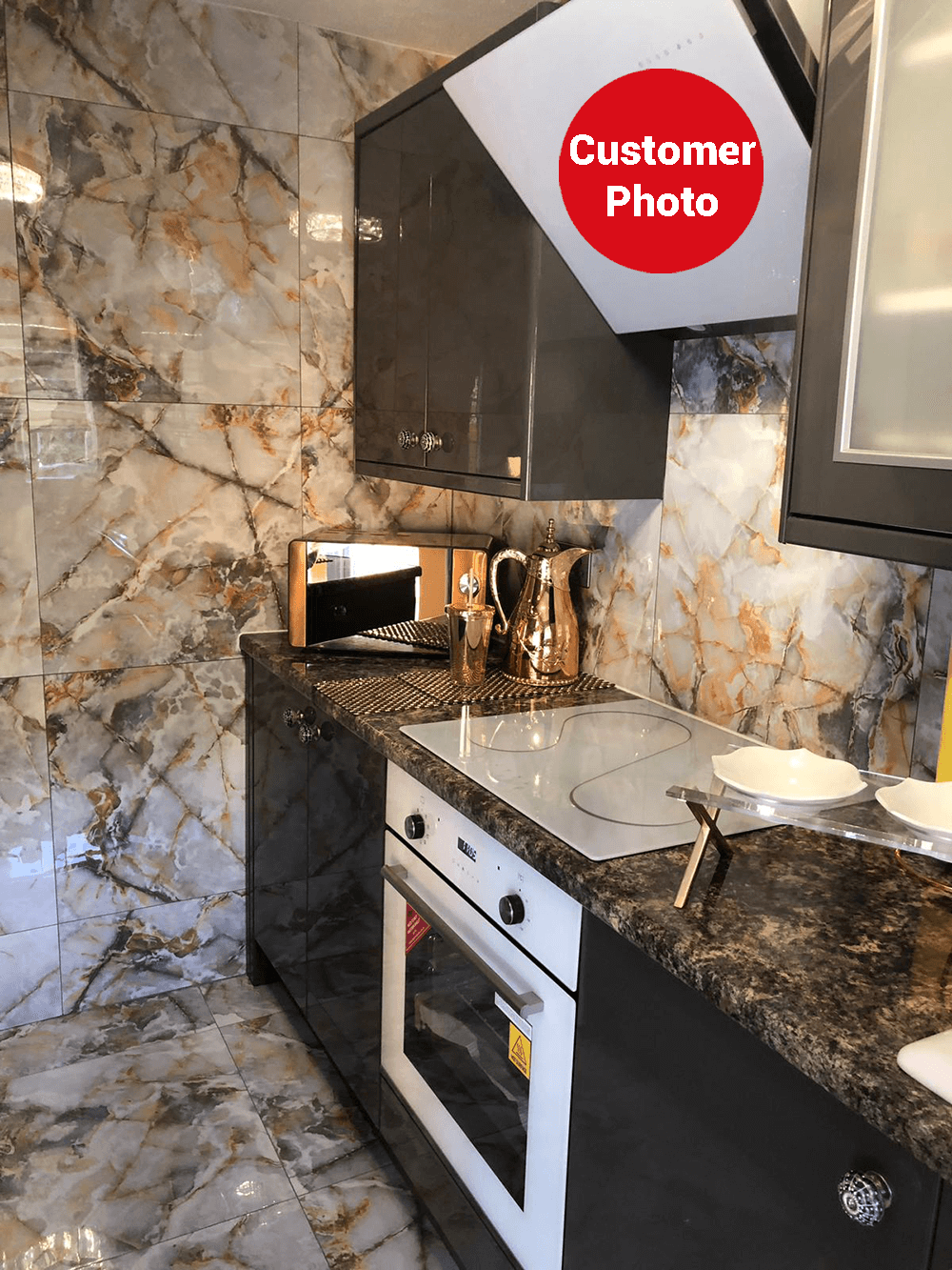 Italian Design Parma Rectified Polished Porcelain 600x600mm Wall and Floor Tile