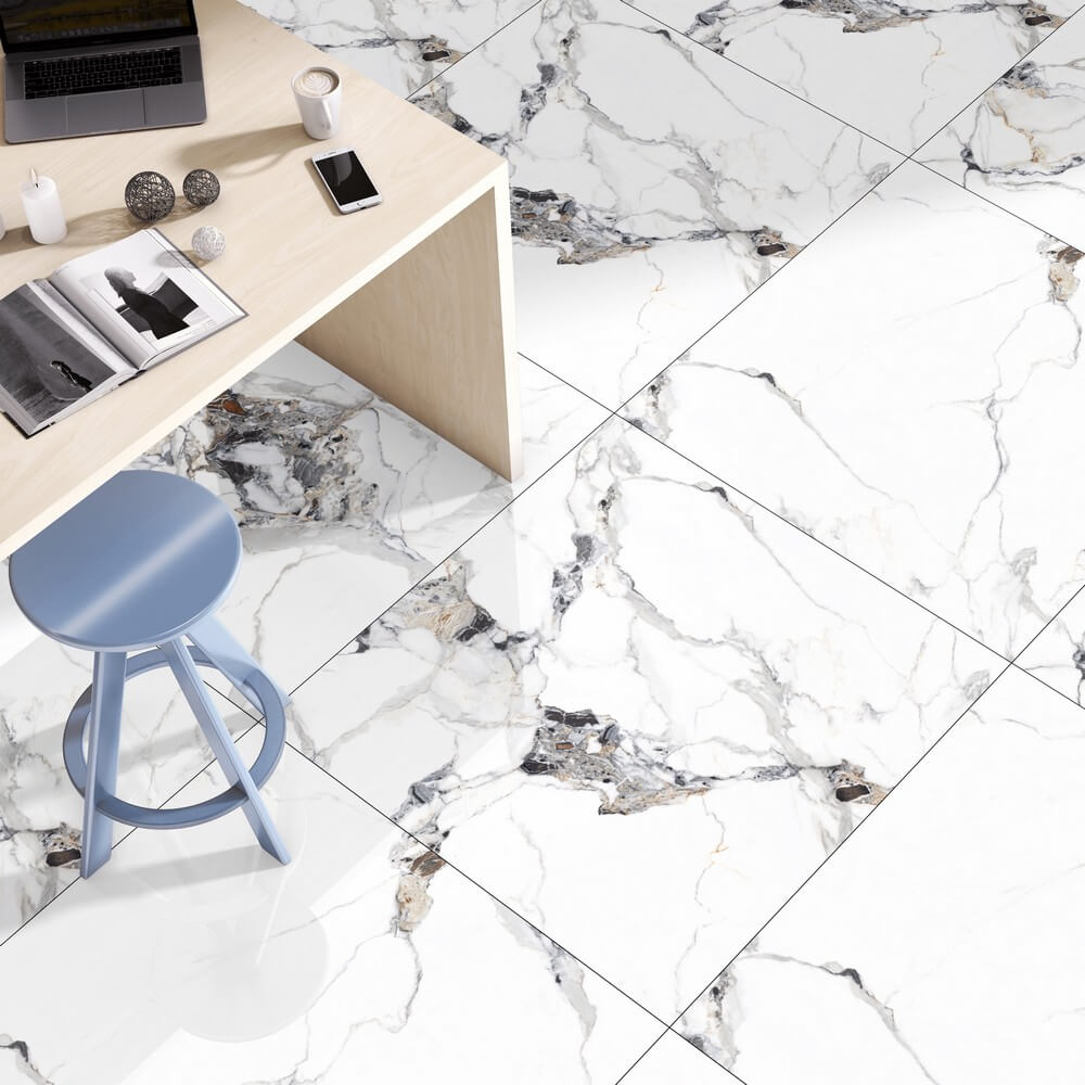 Medicea Marble Rectified Large Format Matt Stone Effect Porcelain 800x1600mm Floor & Wall Tiles