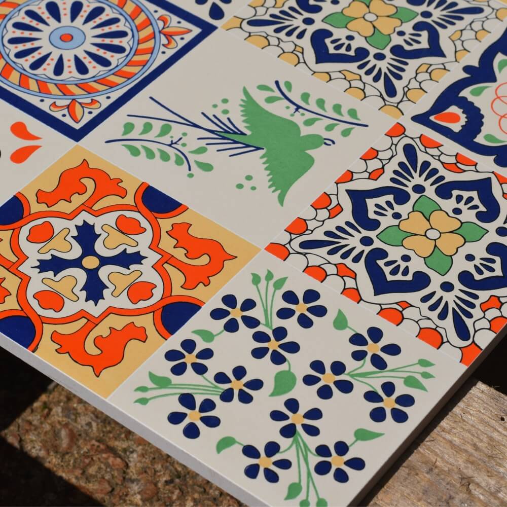 Mexican Mepetec Rectified Matt Ceramic 300x300mm Wall and Floor Tile