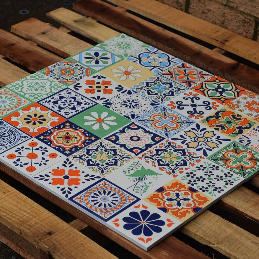 Mexican Mepetec Rectified Matt Ceramic 300x300mm Wall and Floor Tile