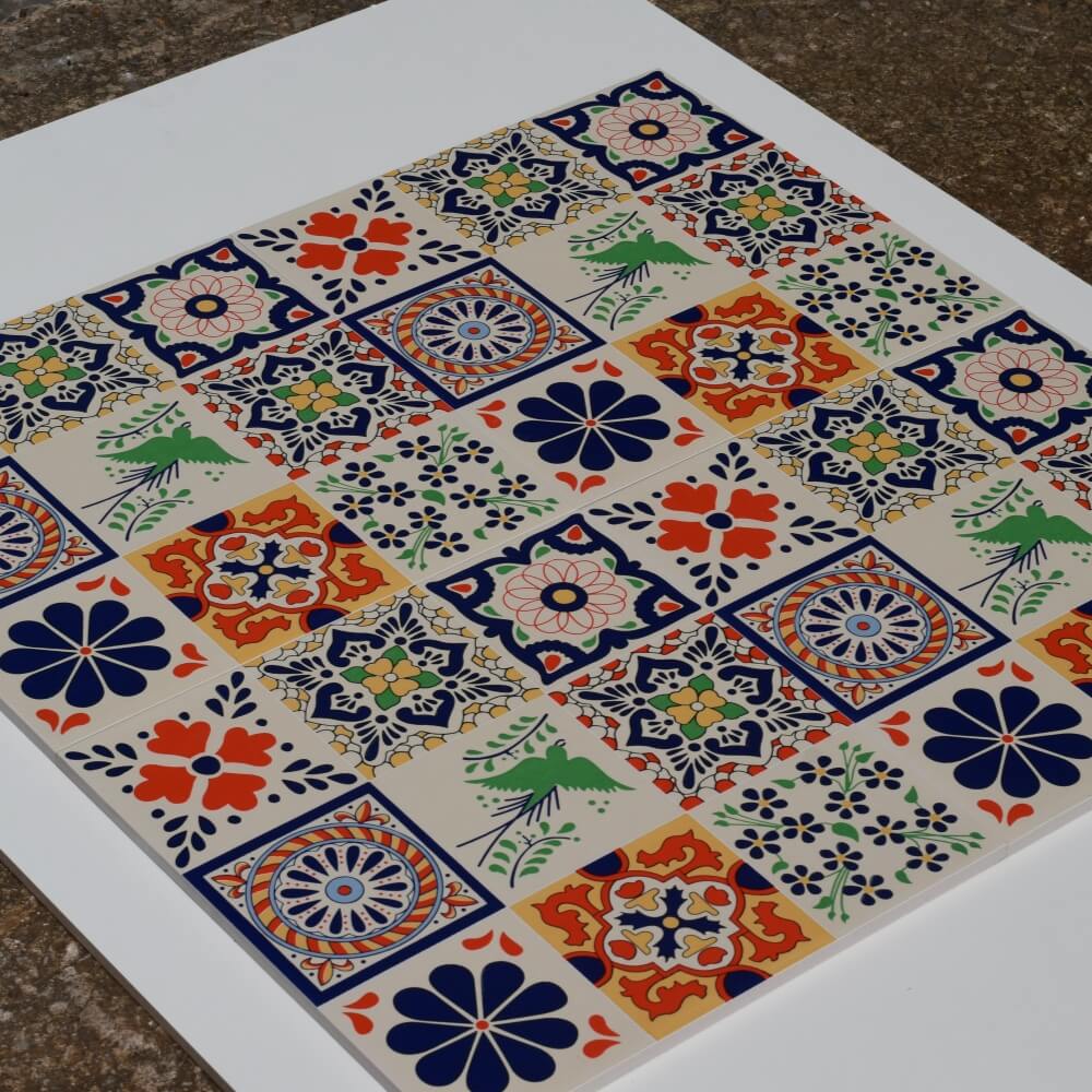 Mexican Mepetec Rectified Matt Ceramic 300x300mm Wall and Floor Tile