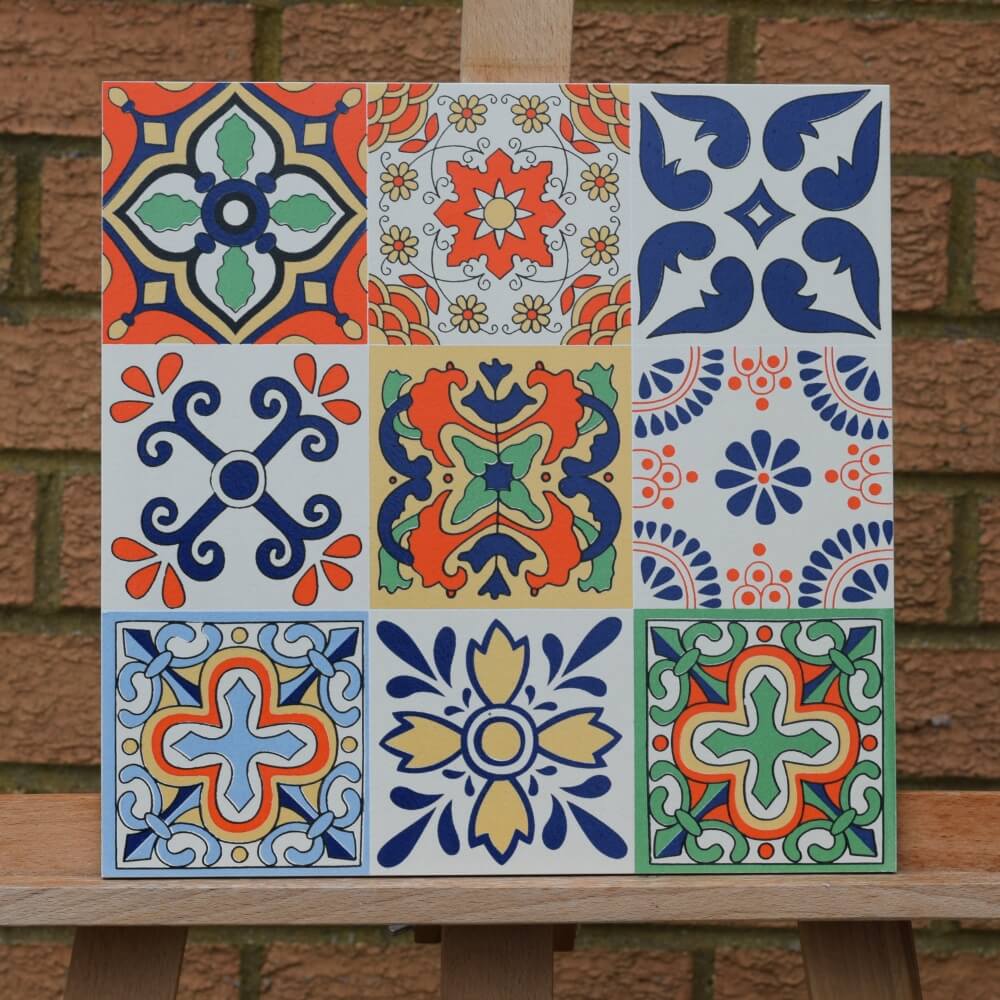 Mexican Mepetec Rectified Matt Ceramic 300x300mm Wall and Floor Tile