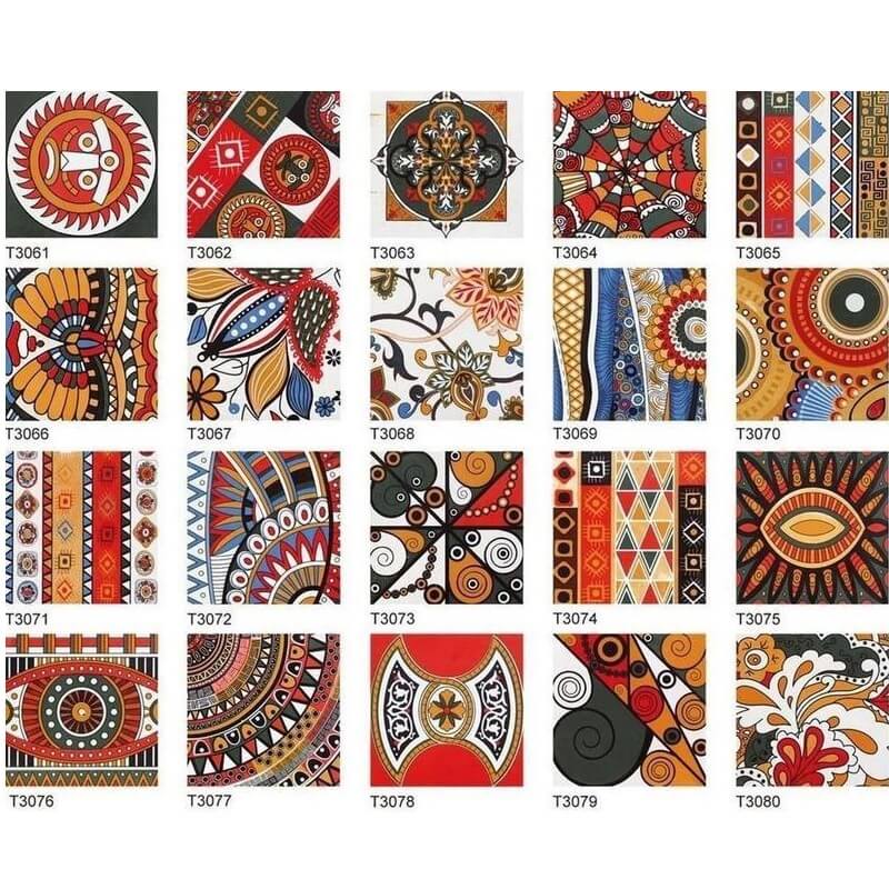 Mexican Red Dragon Rectified Matt Ceramic 300x300mm Wall and Floor Tile
