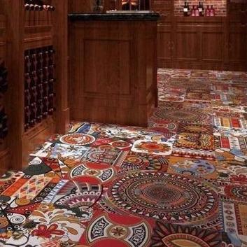 Mexican Red Dragon Rectified Matt Ceramic 300x300mm Wall and Floor Tile